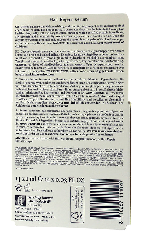 HW HR SERUM CAPSULES 14 X 1 MG 11102