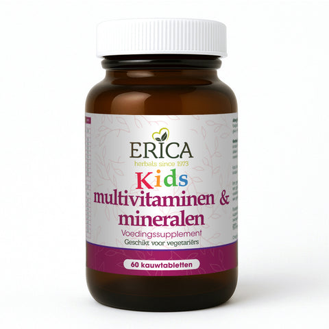 KIDS MULTIVITAMINEN EN MINERALEN 60 KAUWTBL
