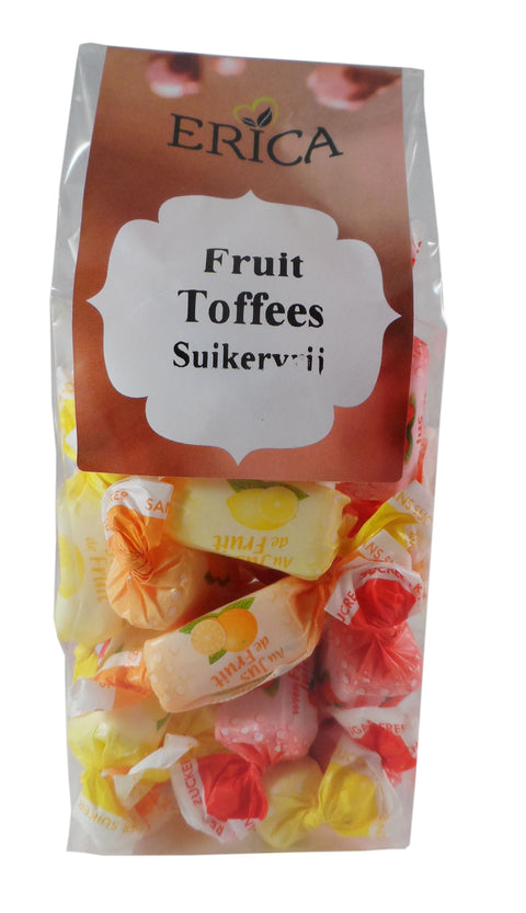 Fruittoffees z,suiker