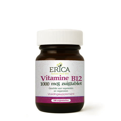 VITAMINE B12 1000 MCG 100 ZUIGTABL METHYLCOBALAMINE