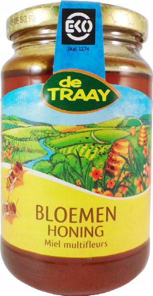DE TRAAY HONING BLOEMEN VLOEIBAAR EKO 350 GRAM