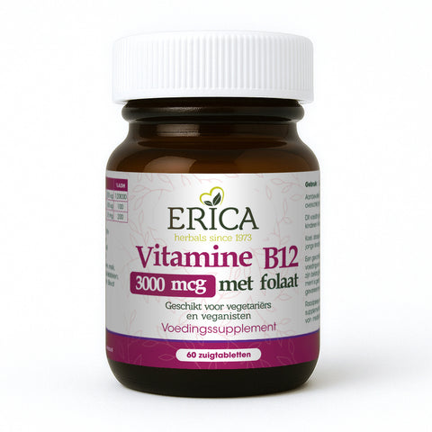 VITAMINE B12 3000 MCG METHYL MET FOLAAT 60 TBL