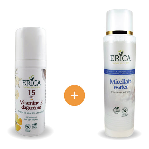 Vitamine E dagcrème SPF 15 + Micellair water