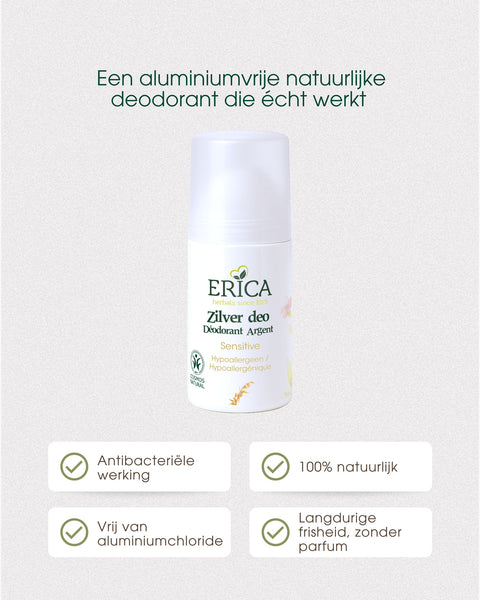 SENSITIVE ZILVER DEODORANT ROLLER 50 ML