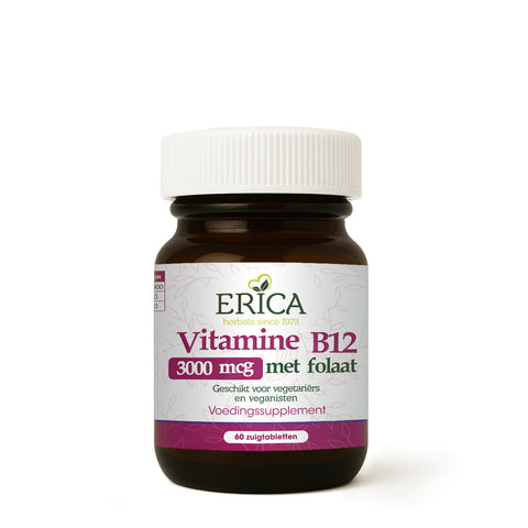 VITAMINE B12 3000 MCG METHYL MET FOLAAT 60 TBL