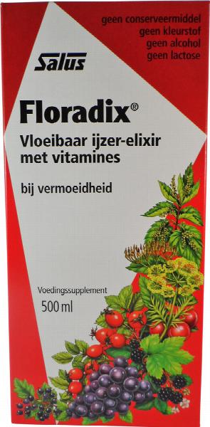 SALUS FLORADIX IJZER-ELIXER 500 ML