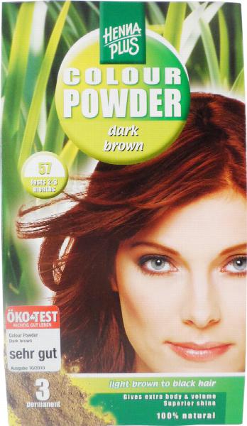 COLOUR POWDER DARK BROWN 57 100 G 27057