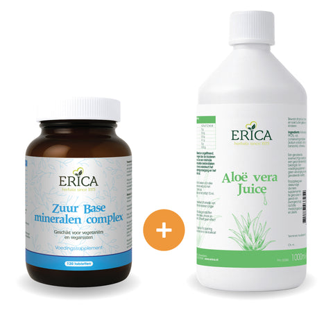 Zuur base mineralen complex + Aloe vera juice