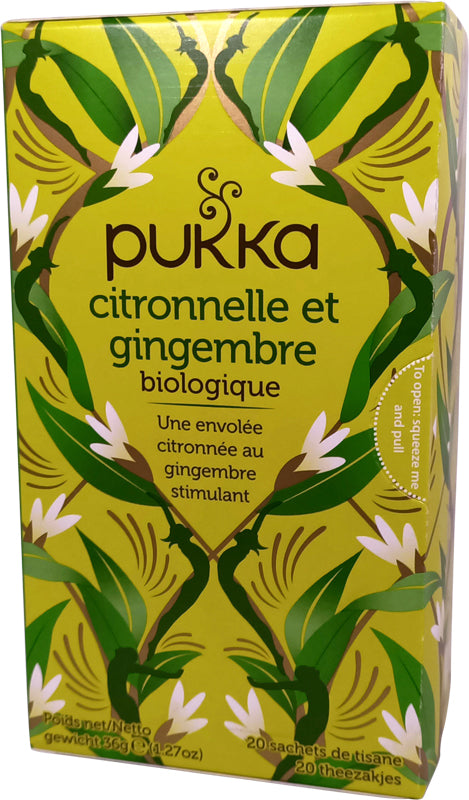 KRUIDENTHEE LEMONGRASS-GINGER 20 BUILTJES