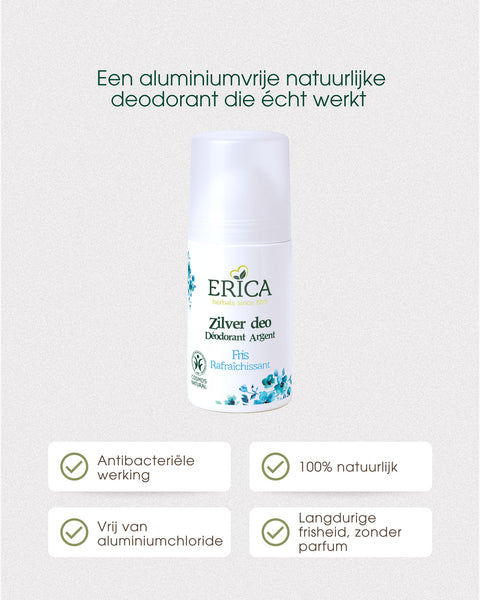 ZILVER-DEODORANT FRIS ROLLER 50 ML