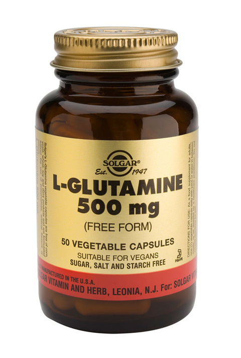 SOLGAR L-GLUTAMINE 500 MG 50 PLANTAA