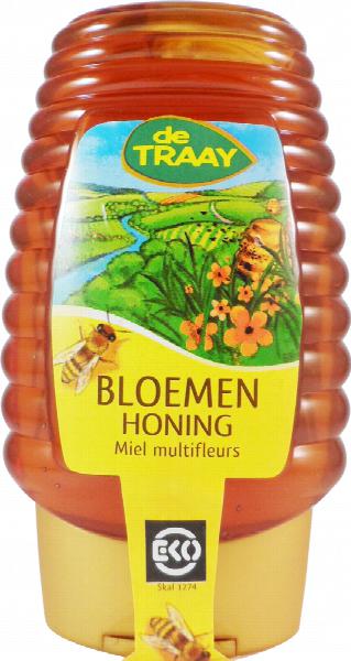 DE TRAAY HONING BLOEMEN KNIJPFLES 365 GRAM