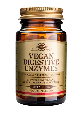 SOLGAR VEGAN DIGESTIVE ENZYMES 50 TABL