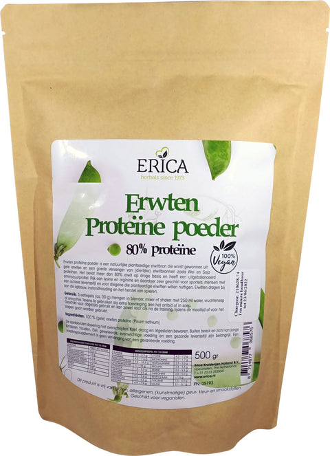 ERWTEN PROTEÏNE POEDER 500 G