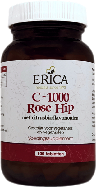 VITAMINE C 1000 MG ROSE HIP 100 TBL