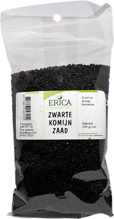 KOMIJN ZAAD ZWART 100 G