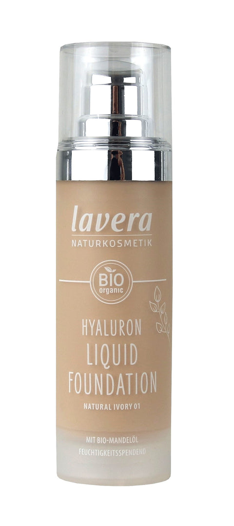 LAVERA HYALURON LIQUID FOUNDATION NATURAL IVORY 01 30 ML