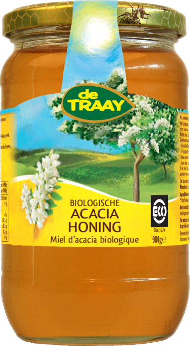 DE TRAAY HONING ACACIA 900 GRAM EKO