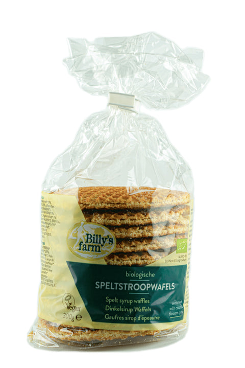 BILLY'S FARM SPELTSTROOPWAFELS 300 GRAM