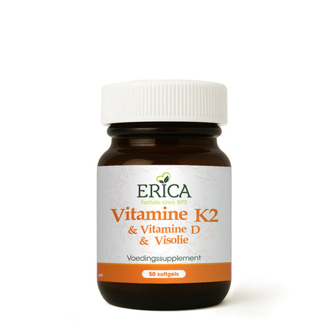 VITAMINE K2 +VIT D +VISOLIE 50 SOFTGELS