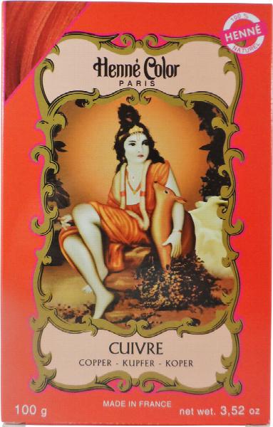 HENNAPOEDER CUIVRE (KOPER ROOD) 100 G