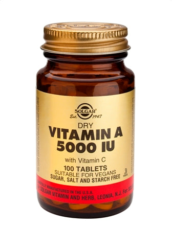 SOLGAR VITAMIN A 5000 IU (1502 ?G) 100 TABL