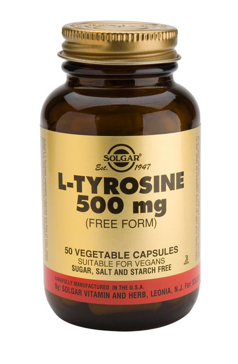 SOLGAR TYROSINE 50CAP