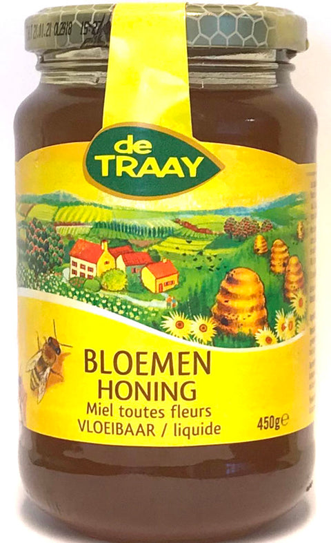 DE TRAAY HONING BLOEMEN VLOEIBAAR 350 GR