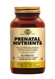 SOLGAR PRENATAL NUTRIENTS 120TAB