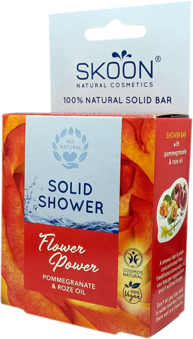 SKOON SOLID SHOWER FLOWER POWER 90 GR