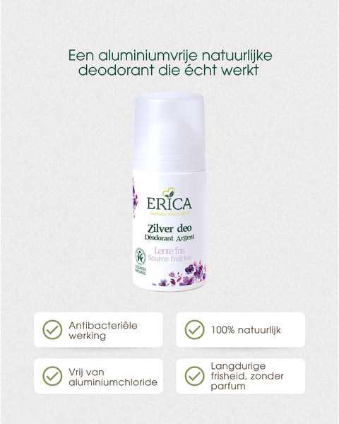 ZILVER-DEODORANT LENTE FRIS ROLLER 50 ML