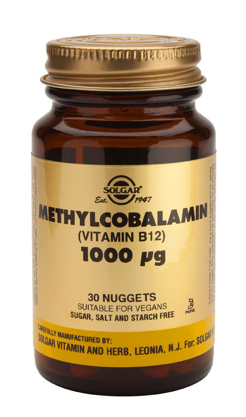 SOLGAR METHYLCOBALAMIN 1000 MCG 30 TABL