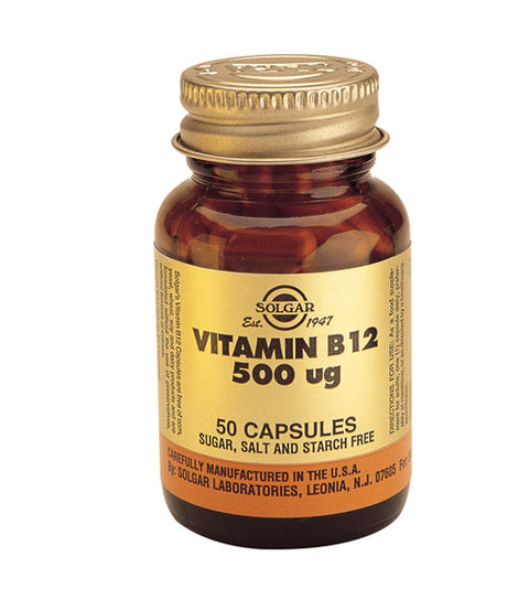 SOLGAR VITAMIN B-12 500 ?G 50 CAPS