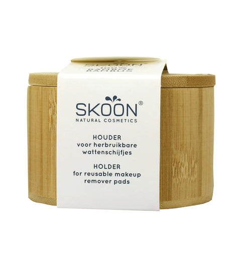 SKOON RE-USABLE FACE PAD HOLDER BAMBOO