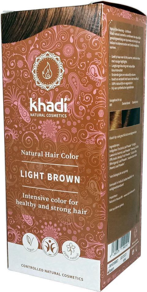 NATURAL HAIRCOLOR LICHTBRUIN 100 GRAM