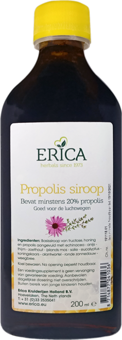 PROPOLIS SIROOP EXTRA STERK 20% 200 ML