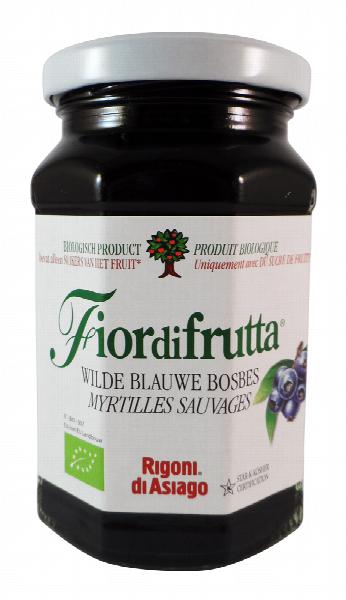 FIORDIFRUTTA FRUITBELEG BLAUWE BOSBES 250 GRAM