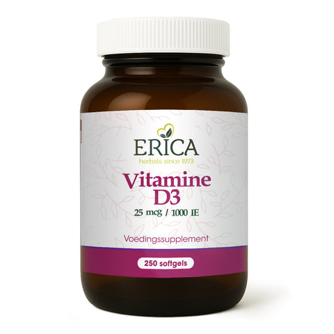 VITAMINE D3 25 MCG 250 SOFTGELS