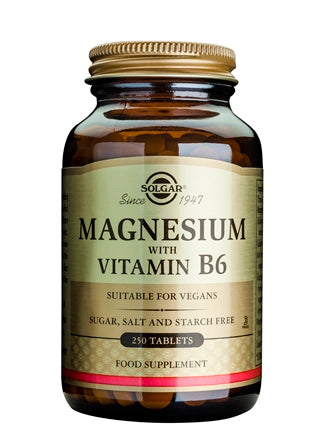 SOLGAR MAGNESIUM + B-6 250TAB