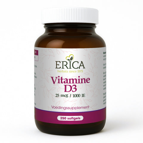 VITAMINE D3 25 MCG 250 SOFTGELS