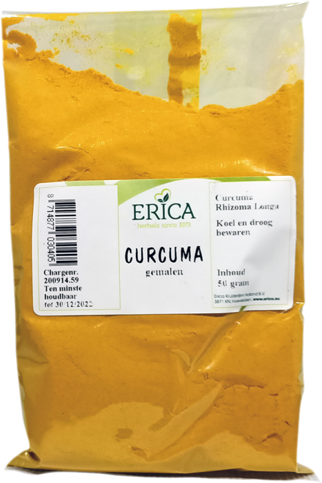 CURCUMA POEDER (GEELWORTEL) 50G