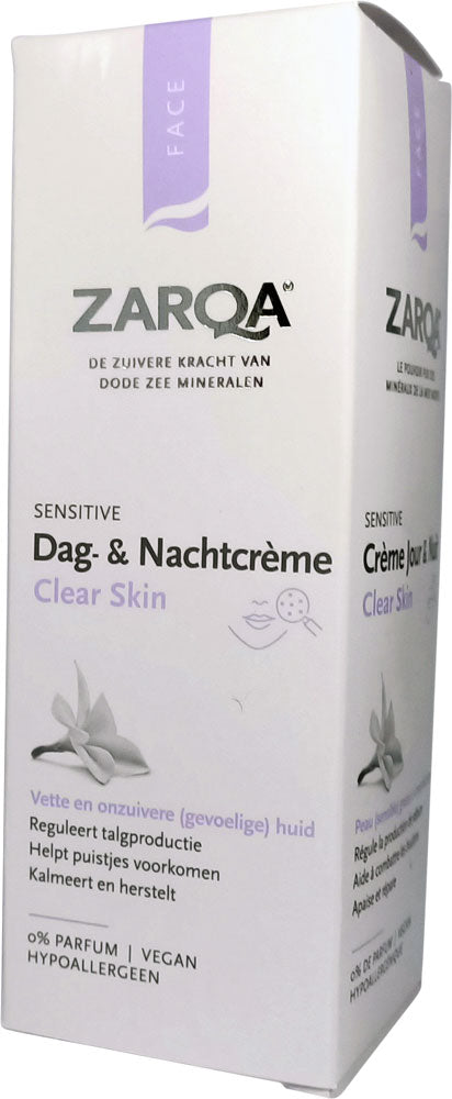 ZARQA DAG- & NACHTCREME CLEAR SKIN  75M