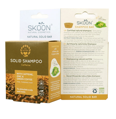 SKOON SKOON SOLID SHAMPOO BAR CAFEINE 90GR