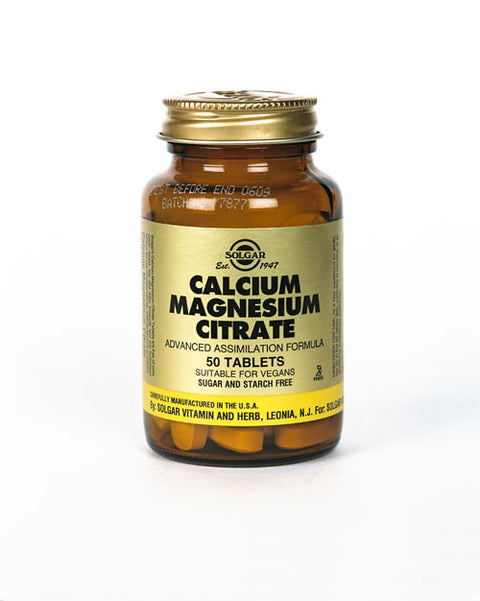 SOLGAR CALCIUM/MAGNESIUM CITR 50TAB