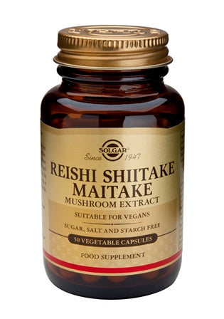 SOLGAR REISHI SHIITAKE MAITAKE 50CA