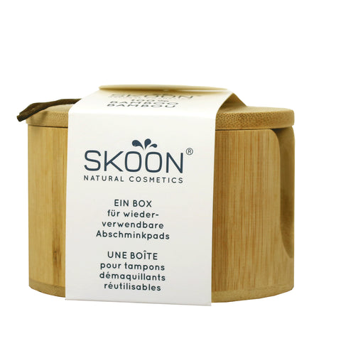 SKOON RE-USABLE FACE PAD HOLDER BAMBOO