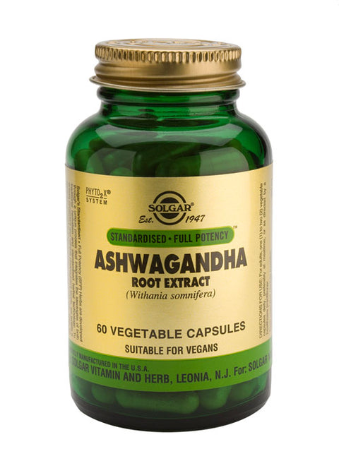 SOLGAR ASHWAGANDHA ROOT EXTRACT 60C