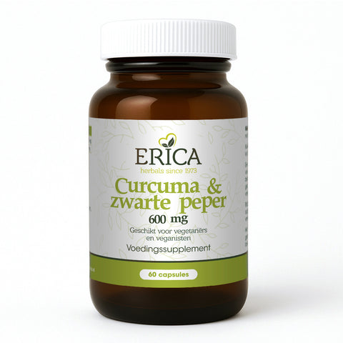 CURCUMA 600MG MET ZWARTE PEPER 60 CAPS