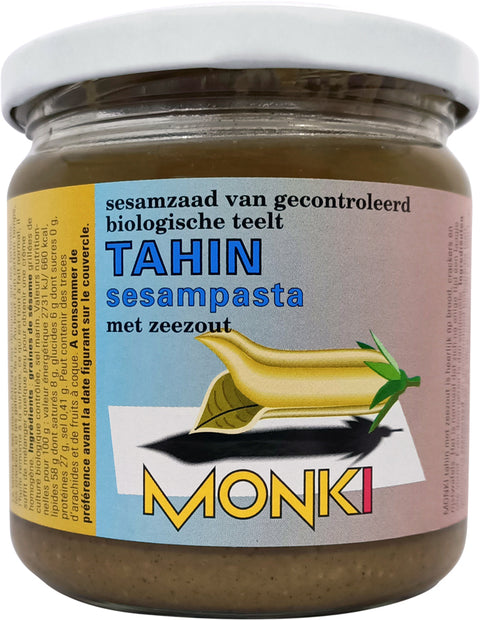 MONKI TAHIN MET ZEEZOUT 330 GRAM