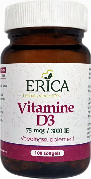 VITAMINE D3 75 MCG 100 SOFTGELS